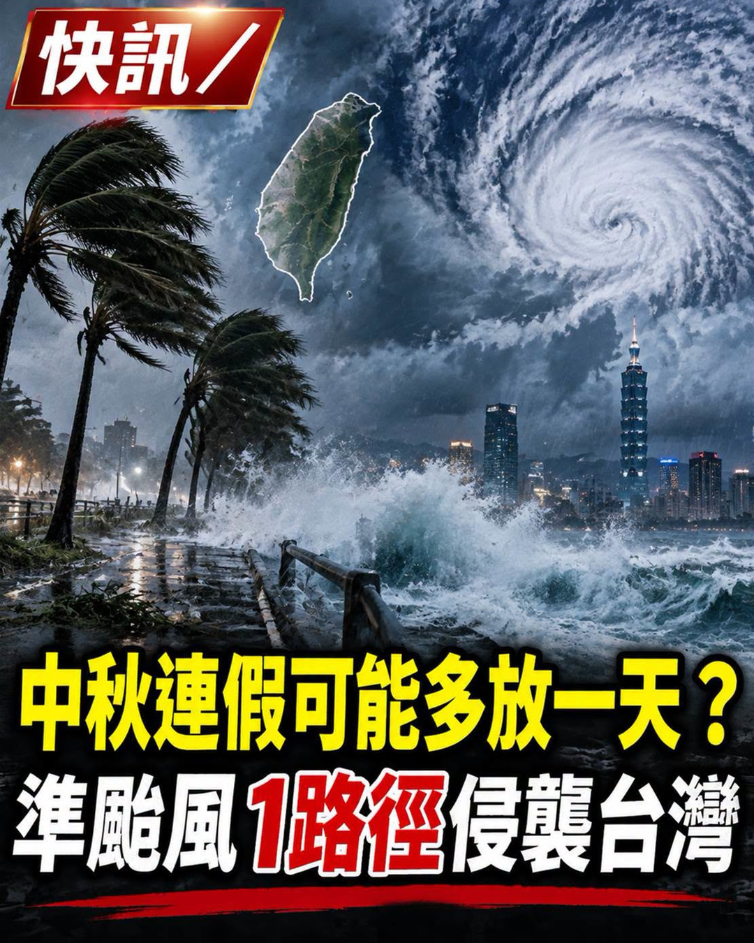 準颱風「舒力基」最快明天成形,91W路徑分歧台灣下週二前後要留意