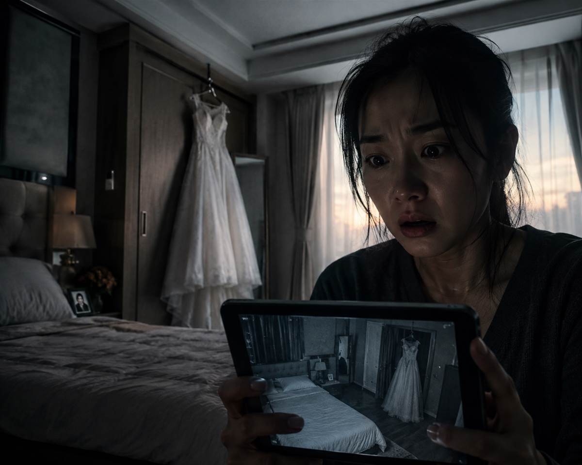 45歲女子病逝3年，婚紗清晨離奇換位，女兒調出監視器後才發現父親隱瞞的秘密