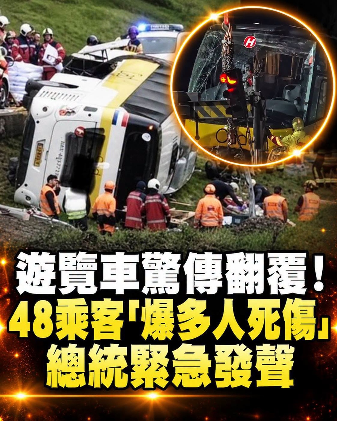 瑞士山區遊覽車翻覆事故封面