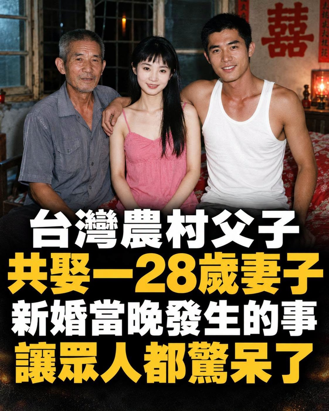 60歲父親與30多歲兒子共娶28歲女子,婚後父子反目,一封信揭開她嫁進村裡的真正目的