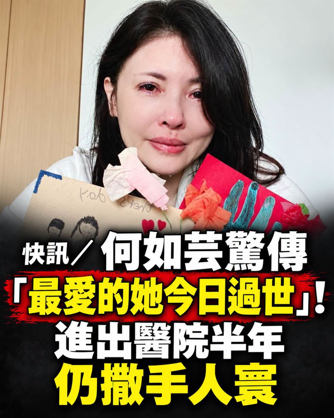 何如蕓奔波病房半年,母親曾熬過86天出院,後續消息讓她難以釋懷