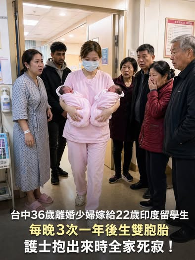 36歲離婚女嫁22歲印度留學生,雙胞胎出生前護士一句話讓全家瞬間死寂