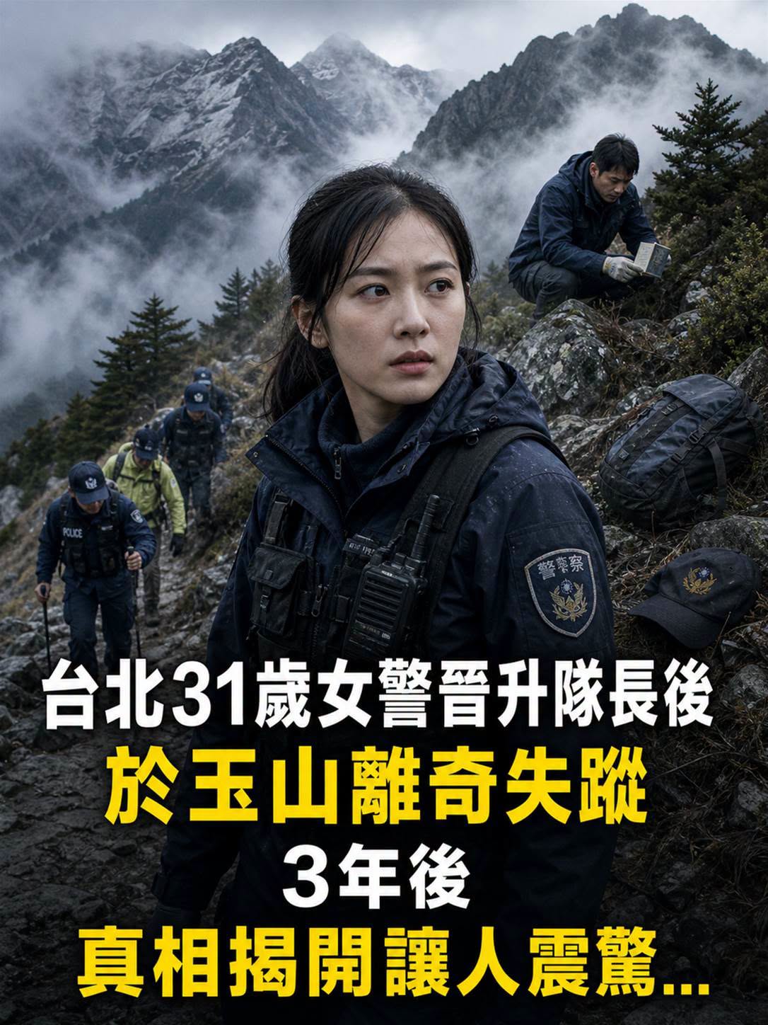 臺北31歲女警晉升隊長後,于玉山離奇失蹤,3年後,真相揭開讓人震驚...