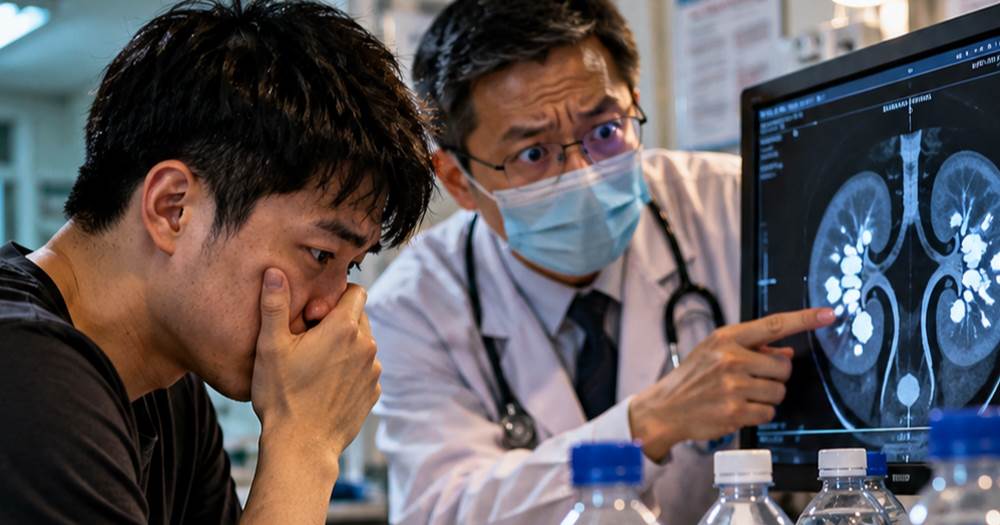 新竹33歲男十多年只喝礦泉水,體檢報告出現異常醫師急問一句