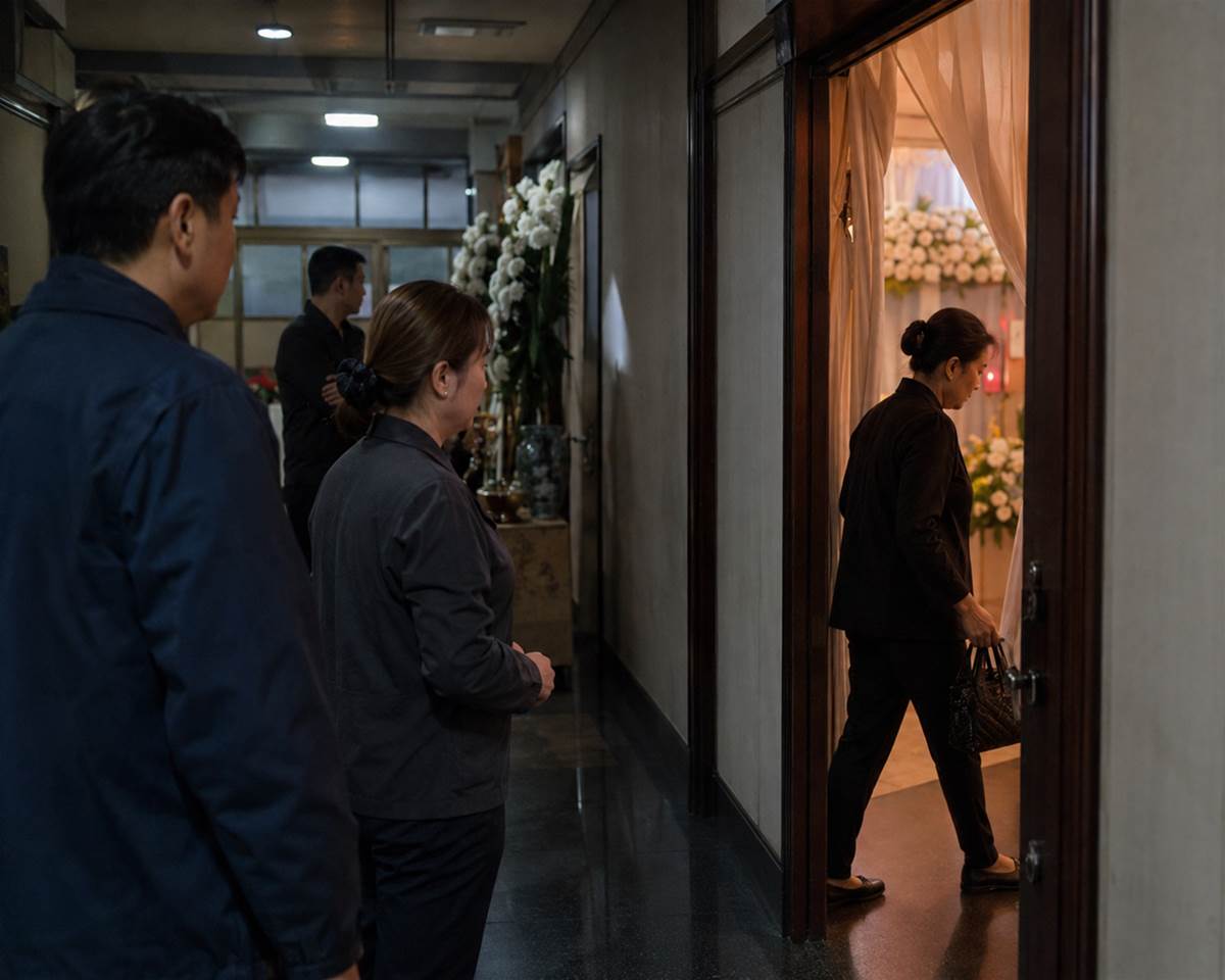 嘉義58歲寡婦每天固定領出99,000元現金！櫃員偷偷報警後，警方跟到殯儀館才發現她根本不是來花錢