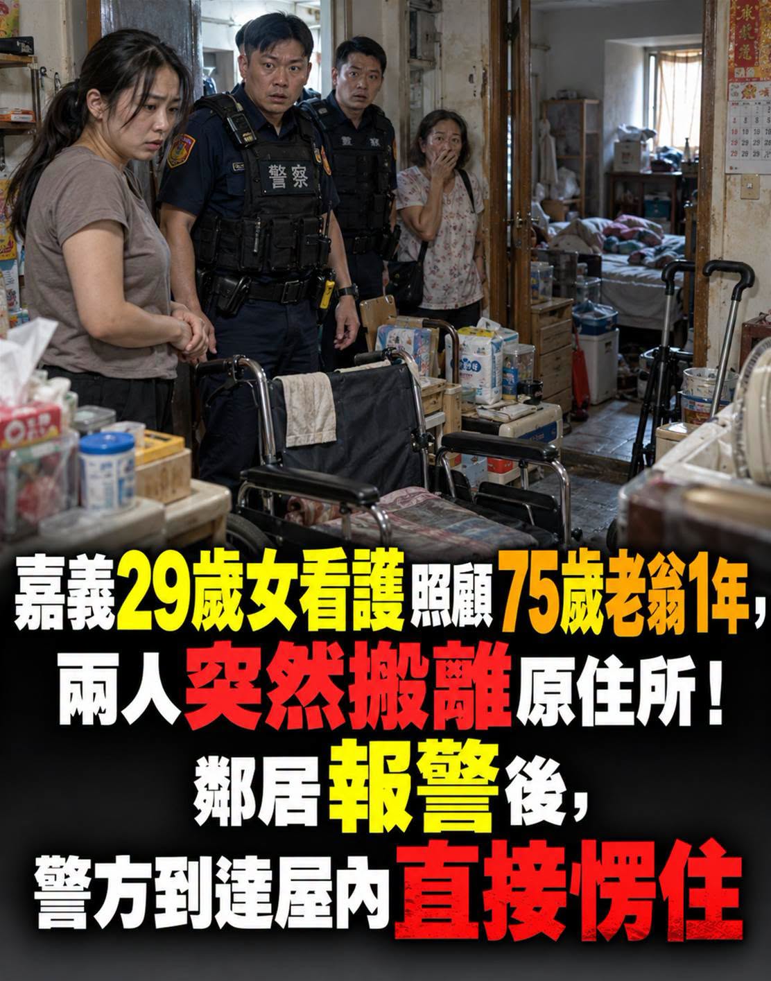29歲女看護與75歲老翁突然消失,警方破門只見一箱醫療紀錄…30年前承諾曝光