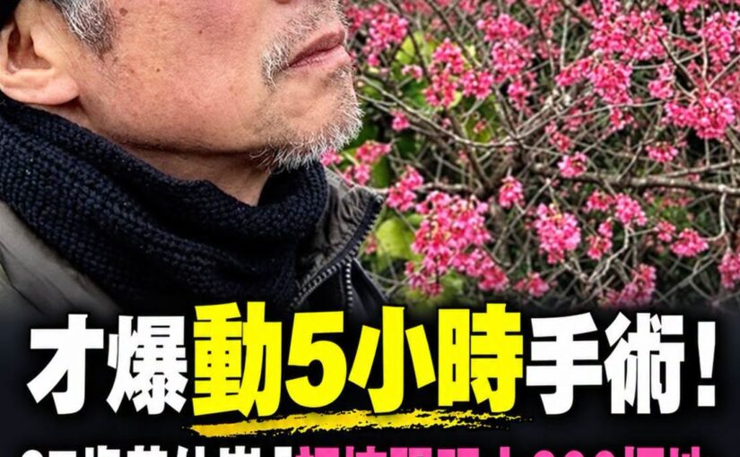 驚爆動5小時手術！67歲黃仲崑「擁陽明山600坪地」，母親長眠於此「大方曝購地原因」