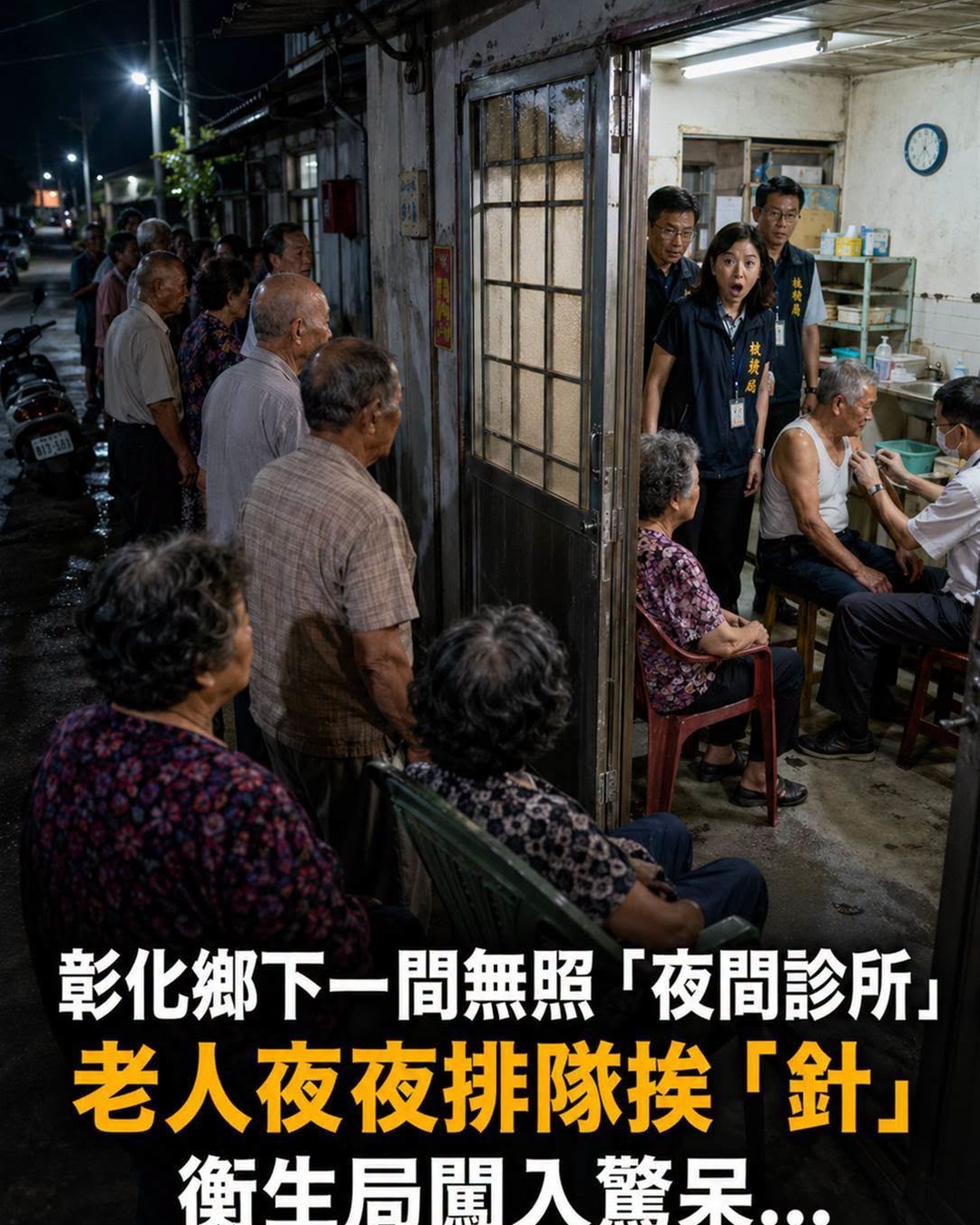 彰化深夜老屋排滿老人,神秘「一針」牽出冰箱底層的驚人秘密