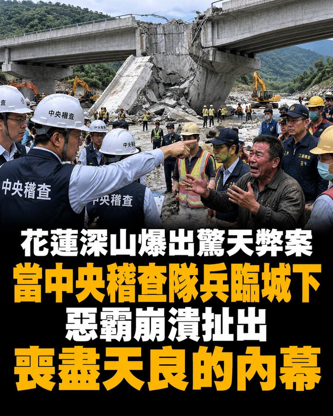 花蓮深山工程疑雲，中央稽查突襲後「舅舅」一句話讓現場全變了